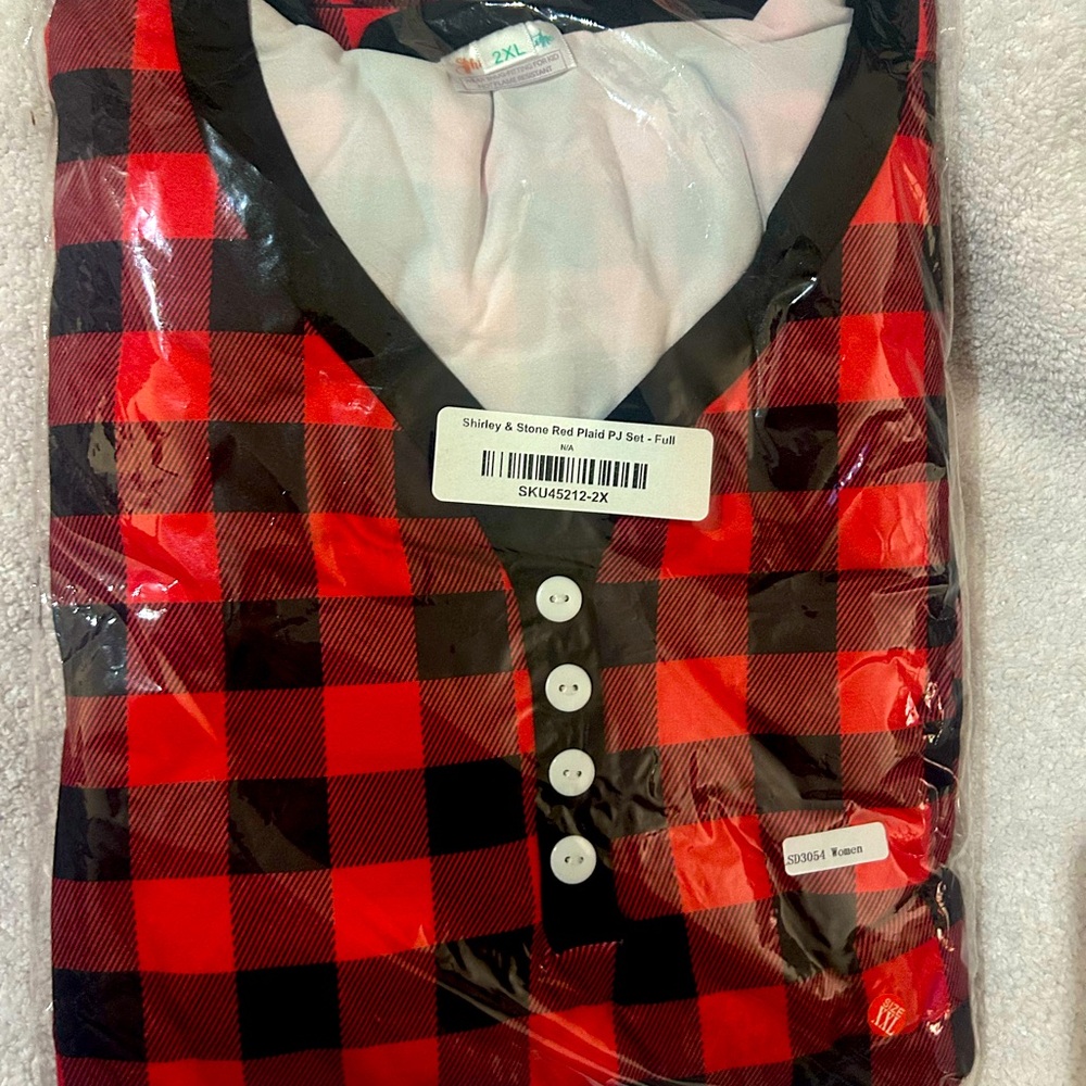 Shirley & Stone PJ set NIW 2X size